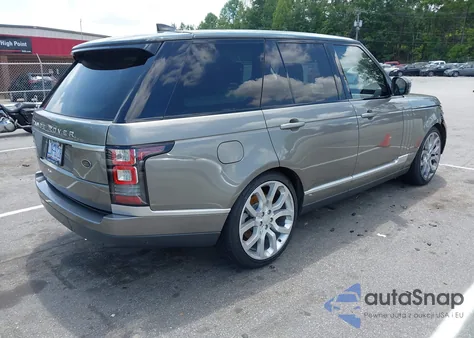 2017 Land Rover Range Rover 3.0L V6 Supercharged Hse из США, поврежденный, VIN SALGS2FV0HA372623